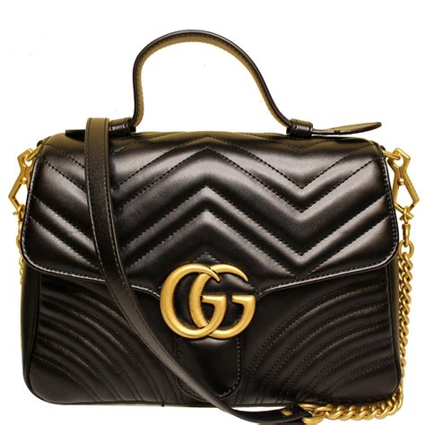 gucci bag black small|Gucci small shoulder bag black.